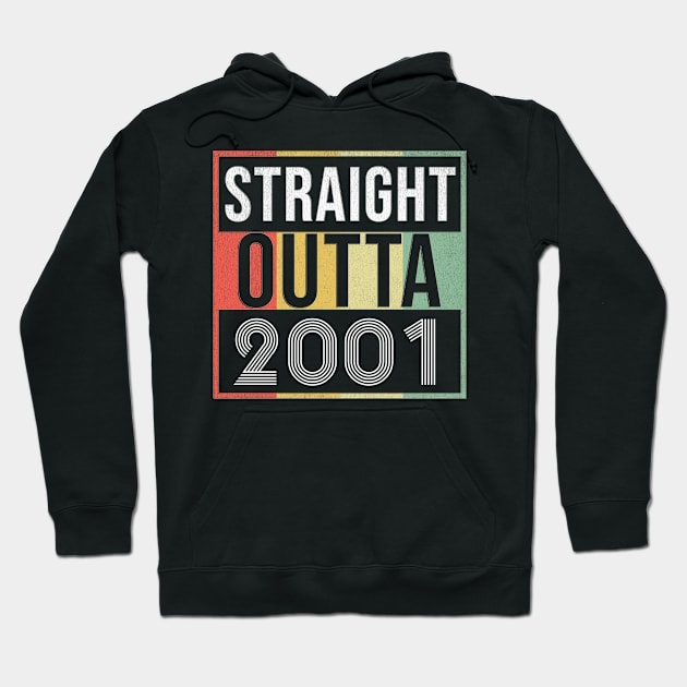 Straight Outta 2001 - Born In 2001 Hoodie by giftideas